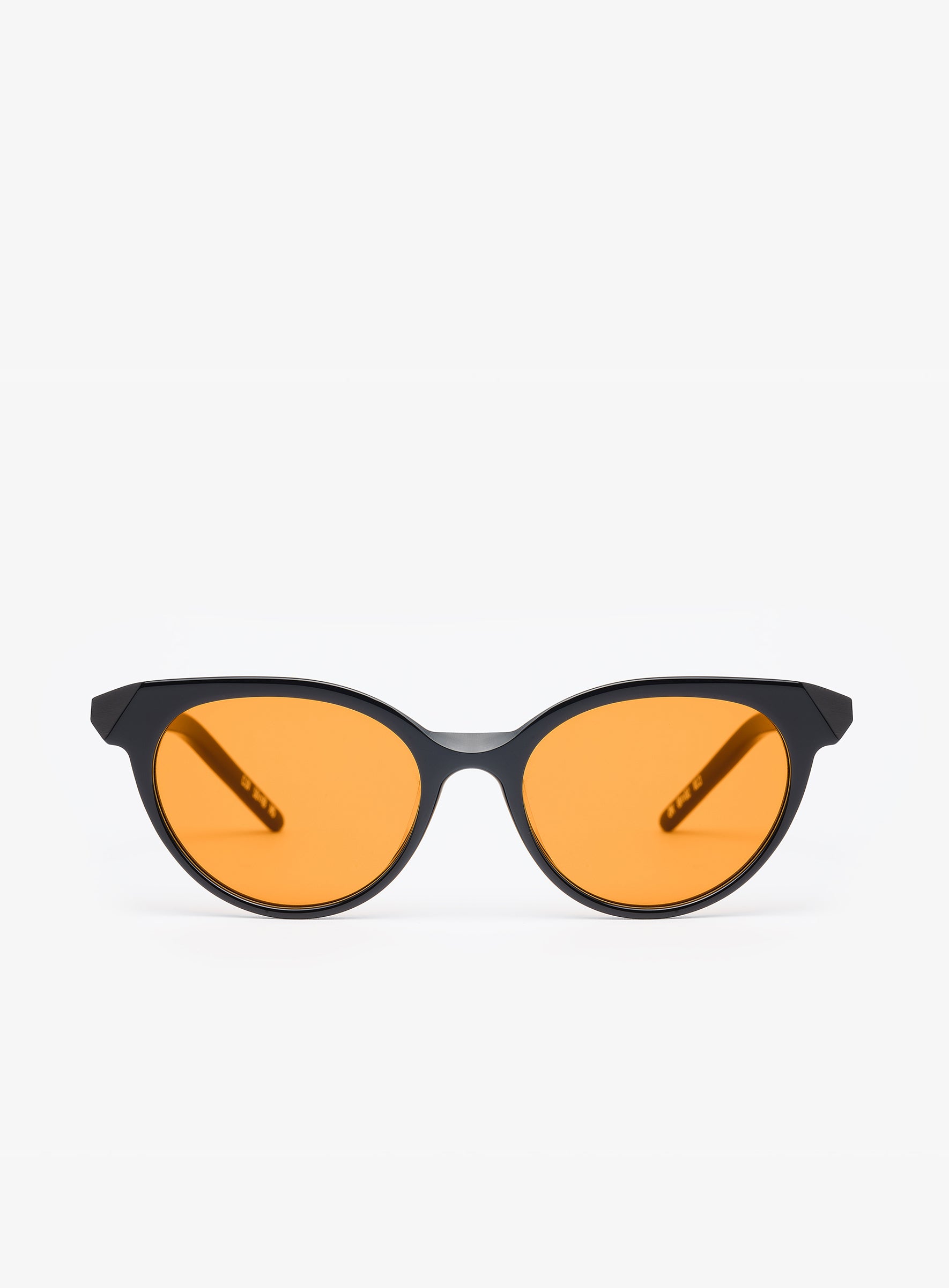 THE ARTIST Black with Orange Lens - PORTRAIT Eyewear