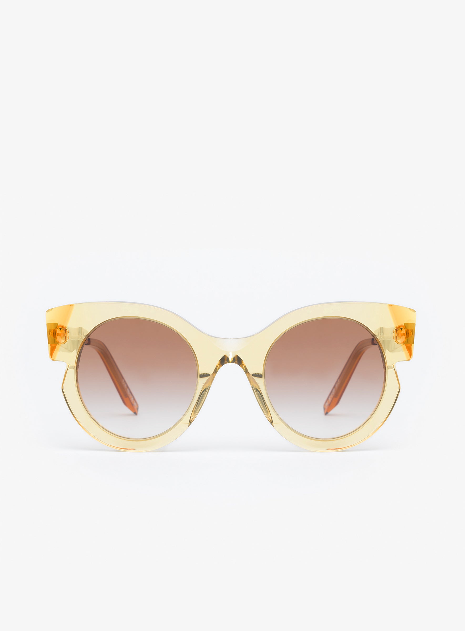 DAS MODEL Amber and White Marble - PORTRAIT Eyewear