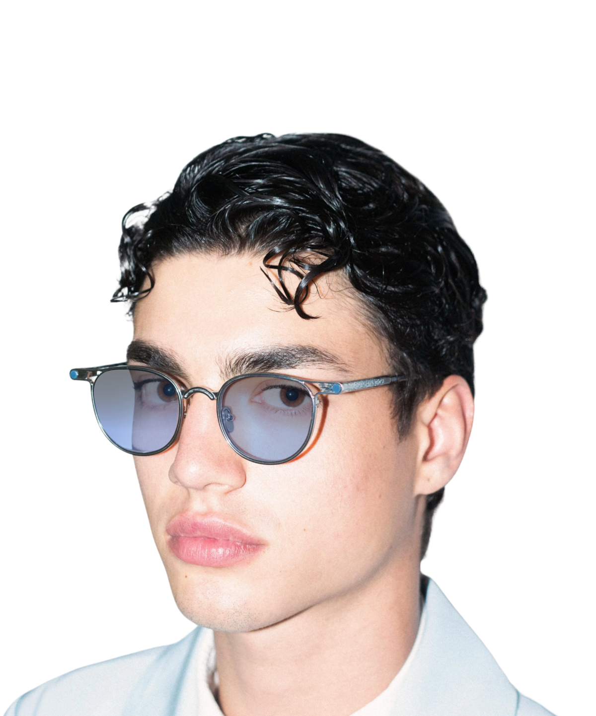 DAVE Silver Blue Tortoise