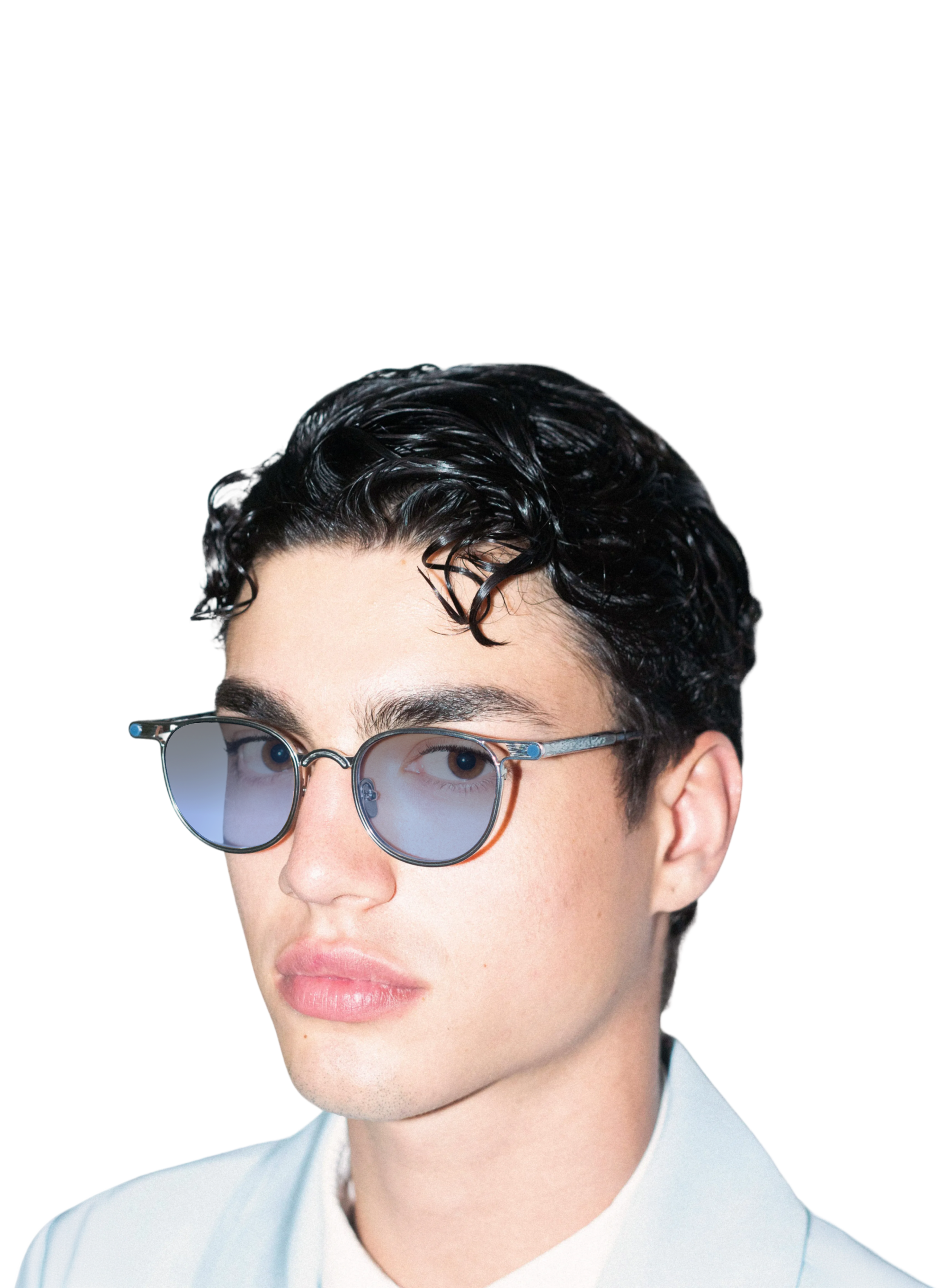 DAVE Silver Blue Tortoise