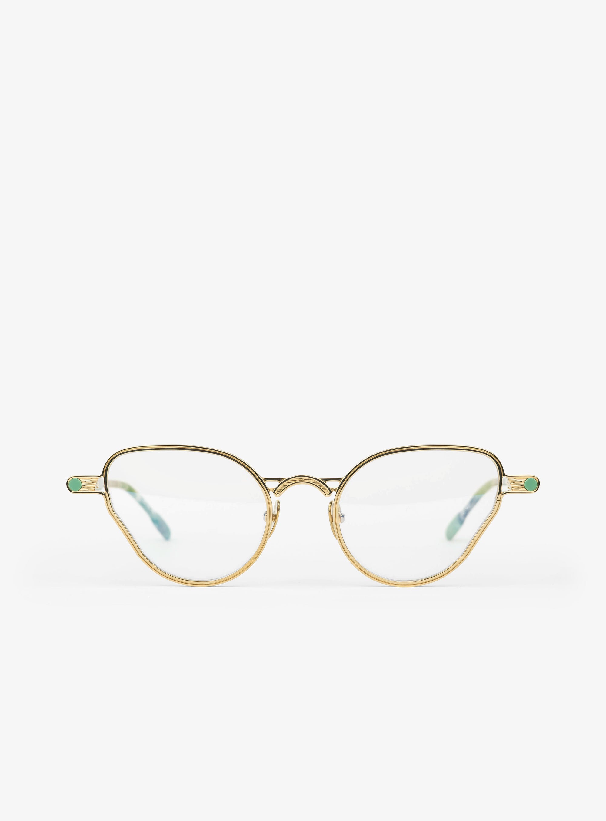 FUTURA Gold Green Marble - PORTRAIT Eyewear