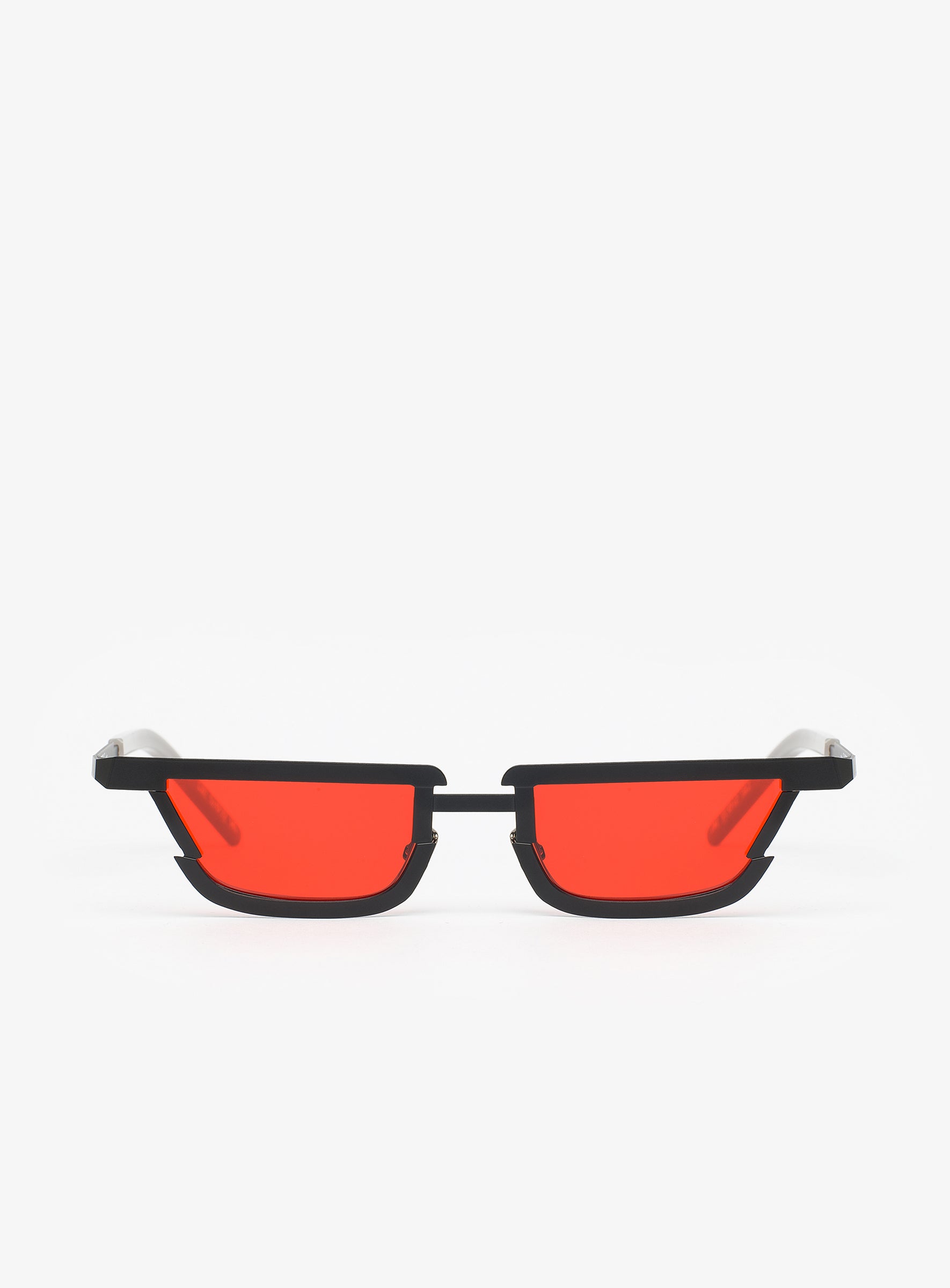 JUNE Black / Red Lens - PORTRAIT Eyewear